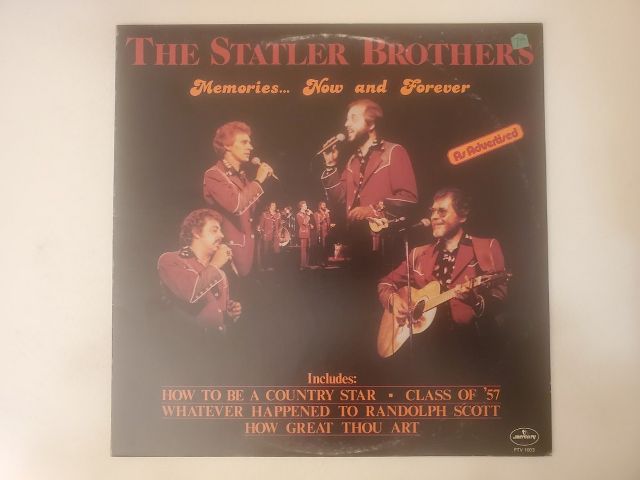 The Statler Brothers Memories Now and Forever vinyl record