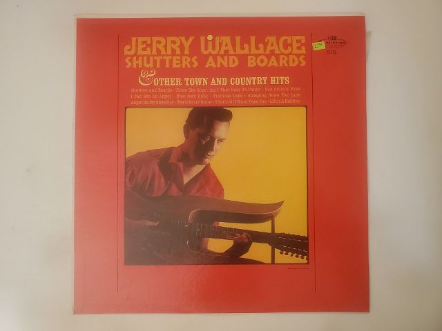 Jerry Wallace Shutters and Boards & Other Town and Country Hits vinyl record