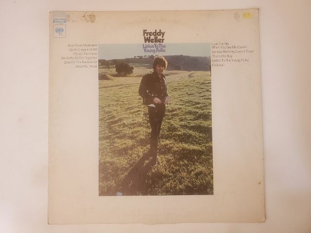 Freddy Weller Listen to the Young Folks vinyl record