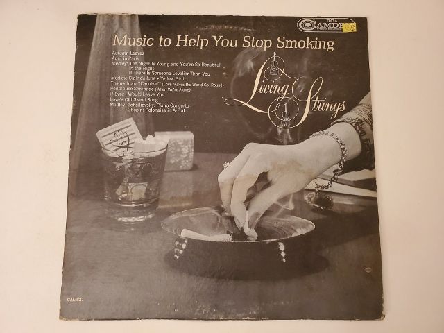 Living Strings Music to Help You Stop Smoking vinyl record