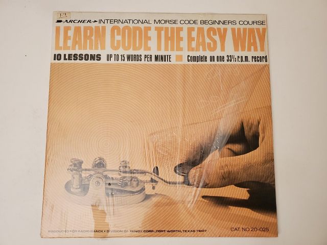 Archer Learn Code the Easy Way vinyl record