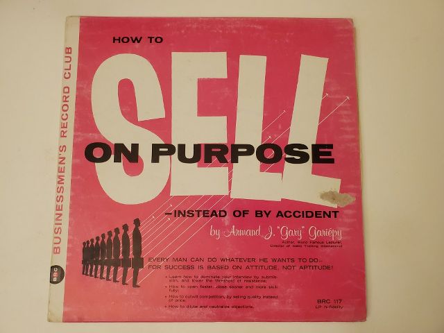 Armand J. 'Gary' Gari?py How to Sell on Purpose vinyl record