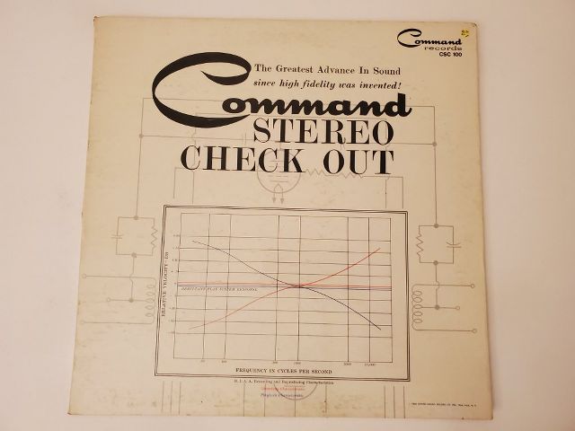Unknown Artist Command Stereo Check Out vinyl record