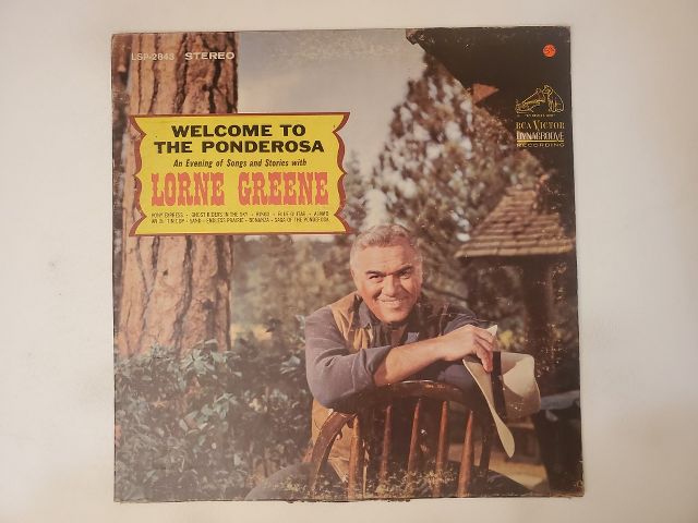 Lorne Greene Welcome to the Ponderosa vinyl record
