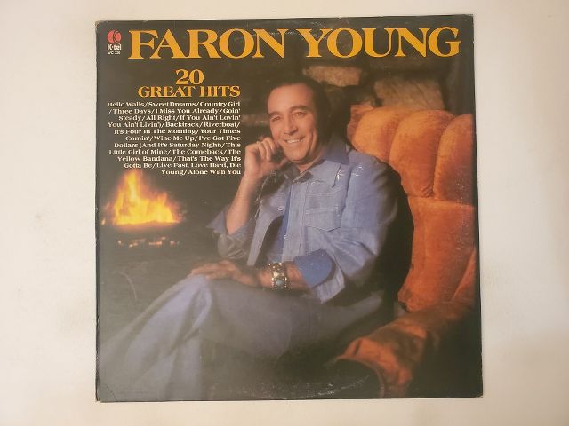 Faron Young 20 Great Hits vinyl record