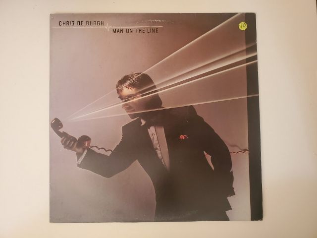 Chris de Burgh Man on the Line vinyl record