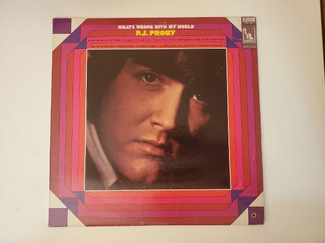 P.J. Proby What's Wrong With My World vinyl record
