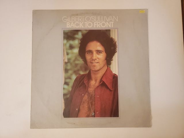 Gilbert O'Sullivan Back to Front vinyl record