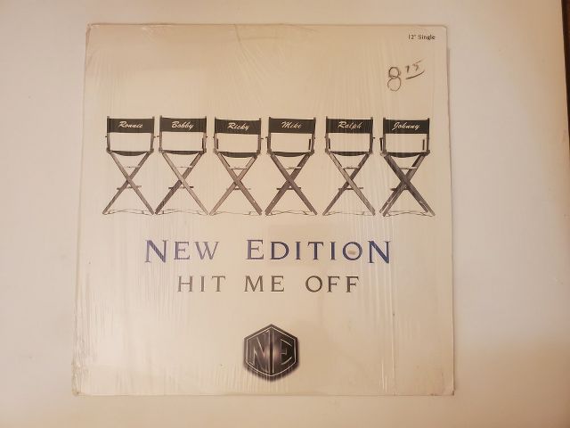 New Edition Hit Me Off vinyl record