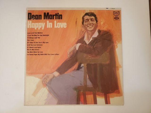 Dean Martin Happy In Love vinyl record