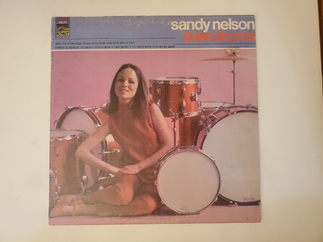 Sandy Nelson Teen Drums vinyl record