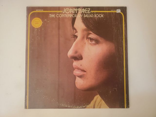 Joan Baez The Contemporary Ballad Book vinyl record