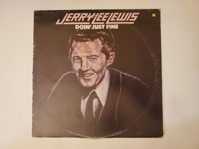 Jerry Lee Lewis Doin' Just Fine vinyl record