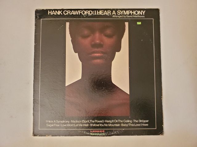 Hank Crawford I Hear a Symphony vinyl record