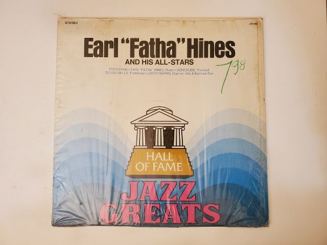Earl 'Fatha' Hines Jazz Greats vinyl record