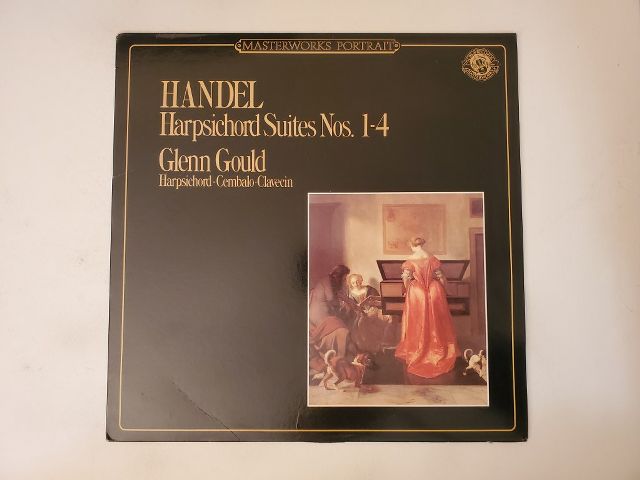 Glenn Gould Handel Harpsichord Suites Nos. 1-4 vinyl record