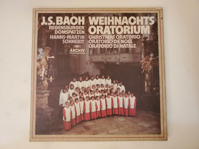 J.S. Bach Weihnachts Oratorium vinyl record