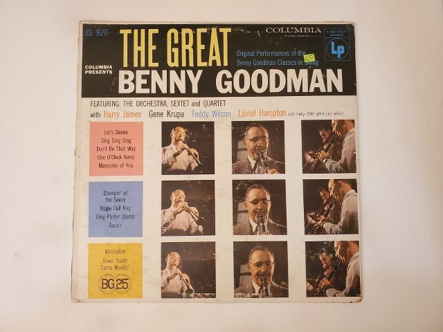 Benny Goodman The Great Benny Goodman vinyl record