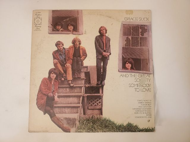 Grace Slick And the Great Society - Somebody to Love vinyl record