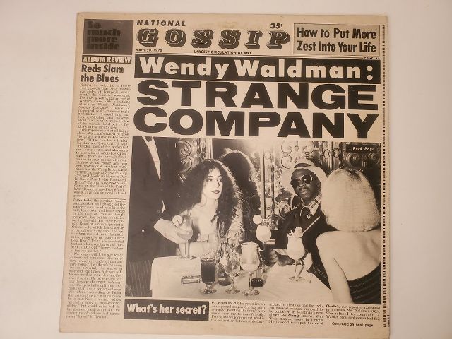 Wendy Waldman Strange Company vinyl record