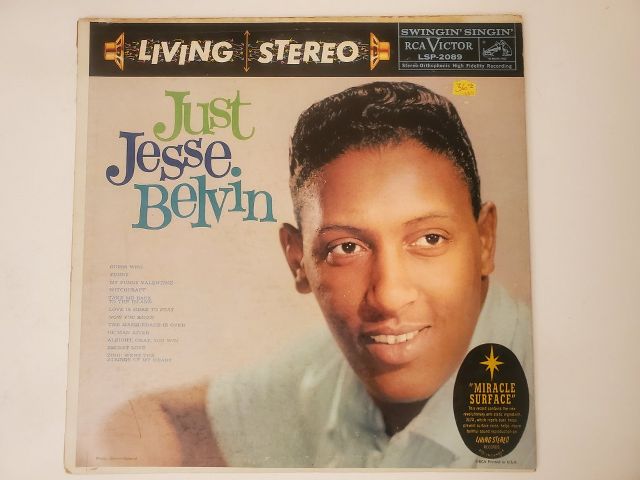 Jesse Belvin Just Jesse Belvin vinyl record