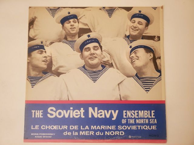 The Soviet Navy Ensemble of the North Sea Le Choeur de la Marine Sovi?tique de la Mer du Nord vinyl record