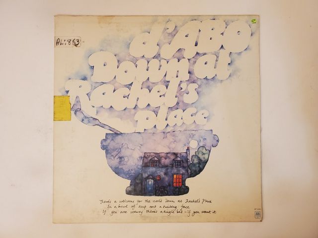 d'Abo Down at Rachel's Place vinyl record