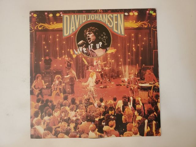 David Johansen Live It Up vinyl record