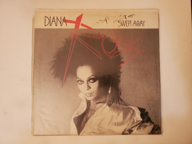 Diana Ross Swept Away vinyl record