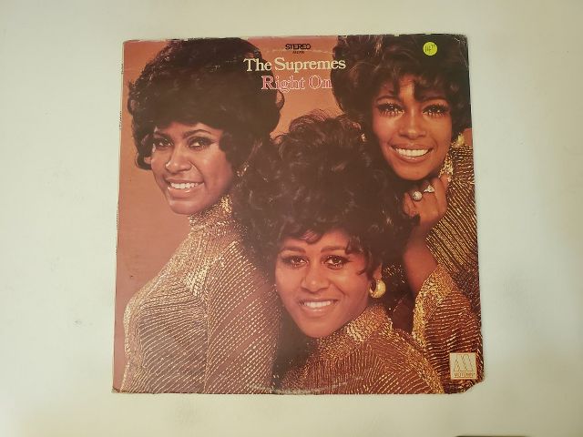 The Supremes Right On vinyl record