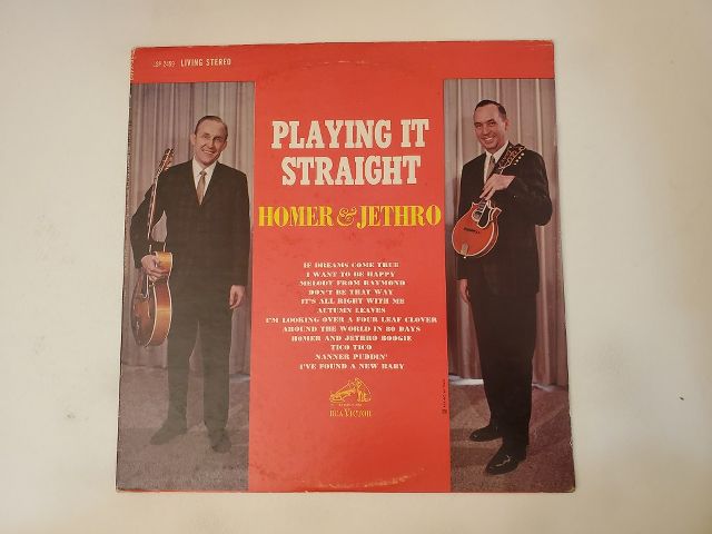 Homer & Jethro Playing It Straight vinyl record