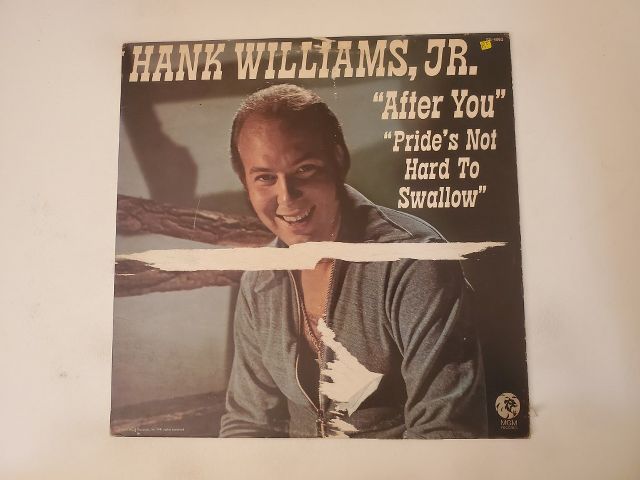 Hank Williams Jr After You "Pride's Not Hard To Swallow" vinyl record