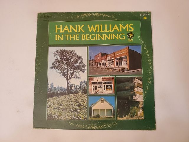 Hank Williams In the Beginning vinyl record