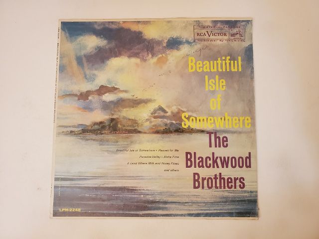 The Blackwood Brothers Beautiful Isle of Somewhere vinyl record