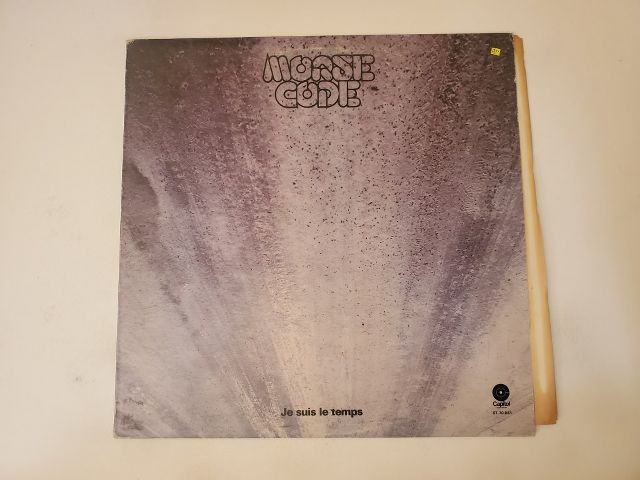 Morse Code Je suis le temps vinyl record