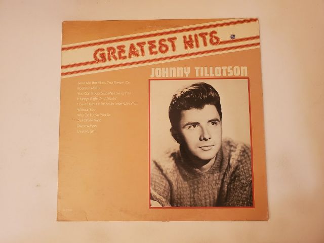 Johnny Tillotson Greatest Hits vinyl record
