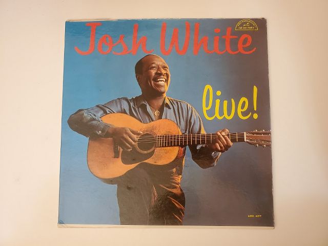 Josh White Live vinyl record