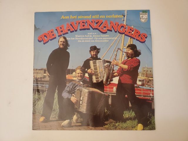 De Havenzangers Aan het strand stil en verlaten vinyl record
