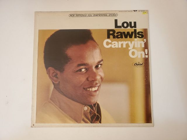 Lou Rawls Carryin' On vinyl record