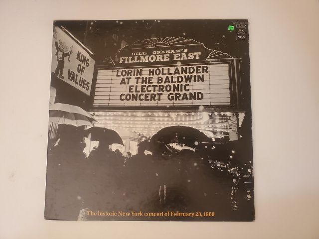 Lorin Hollander At the Baldwin Electronic Concert Grand vinyl record