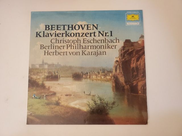 Christoph Eschenbach, Berliner Philharmoniker, Herbert von Karajan Beethoven Klavierkonzert Nr. 1 vinyl record