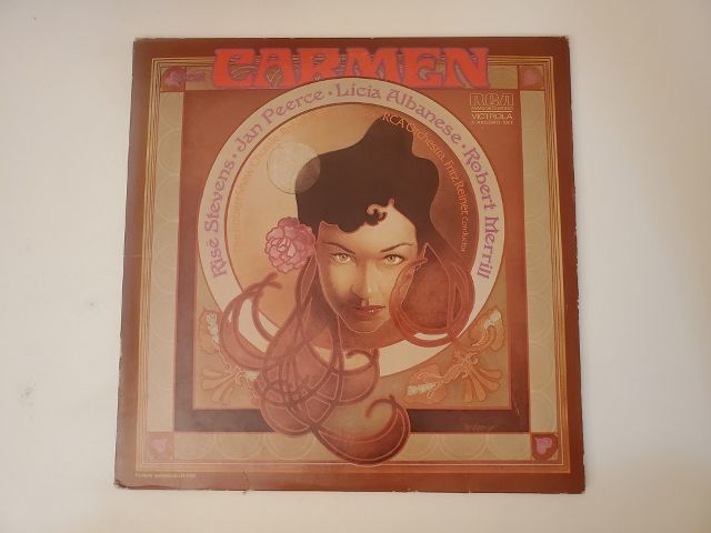 Ris? Stevens, Jan Peerce, Licia Albanese, Robert Merrill Carmen vinyl record