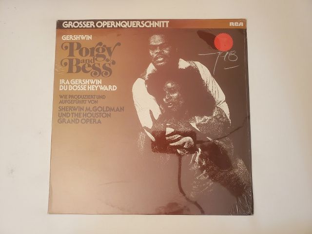 Sherwin M. Goldman and the Houston Grand Opera Porgy and Bess vinyl record