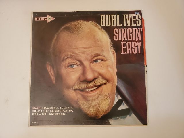 Burl Ives Singin' Easy vinyl record