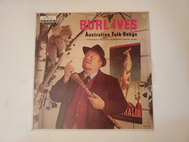 Burl Ives Australian Folk Songs vinyl record