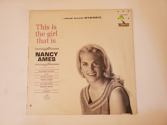 Nancy Ames This is the Girl That Is vinyl record