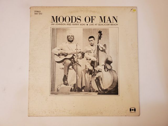 Jim Johnson and Harry Aoki Moods of Man: Live at Qualicum Beach vinyl record