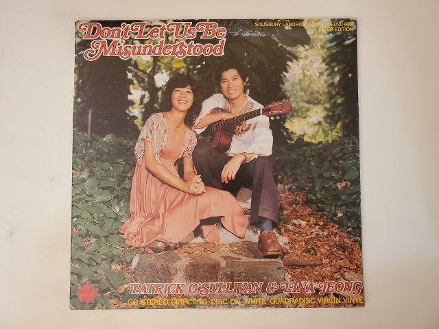 Patrick O'Sullivan & Lina Jeong Don't Let Us Be Misunderstood vinyl record