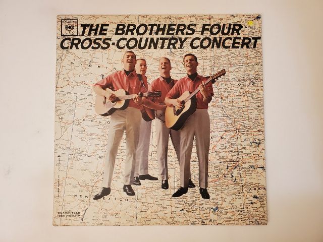 The Brothers Four Cross-Country Concert vinyl record