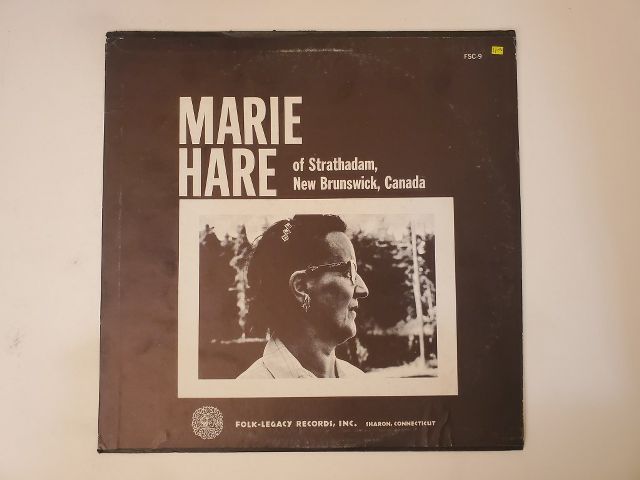 Marie Hare Marie Hare of Strathadam, New Brunswick, Canada vinyl record